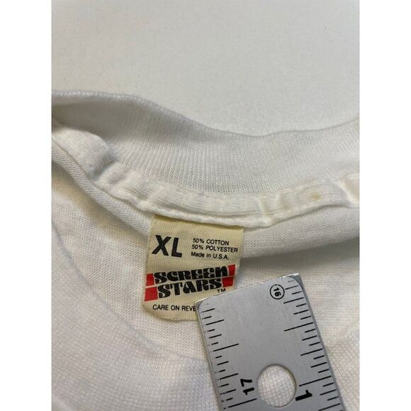 VINTAGE I'm Fresh N Frosty Take Me Along T-shirt Men Large USA 80s Single Stitch - Picture 6 of 7